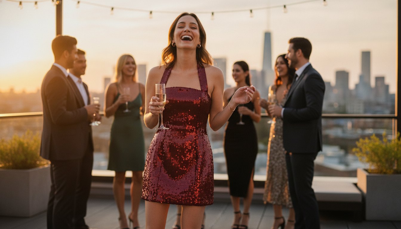 Bardot Sequin Halter Dress Now $34 at Macy's (Was $179)