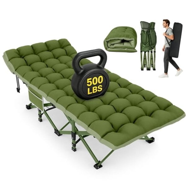This $60 Camping Cot With Mattress Is 50% Off at Walmart