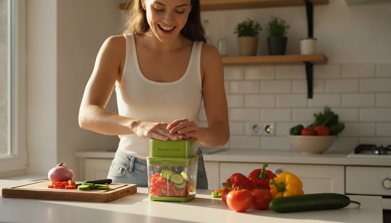 $15 Vegetable Chopper Deal: HomeHacks 12-in-1 on Amazon