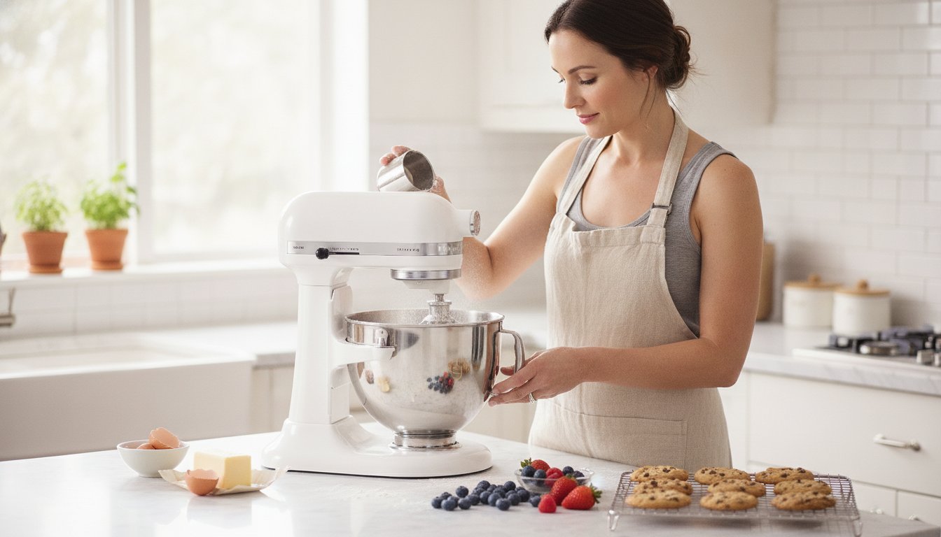 ‼️限定セール‼️kitchenaid heavy duty ホワイト KitchenAid 5.5-Quart Bowl-Lift Mixer 50% Off at $250
