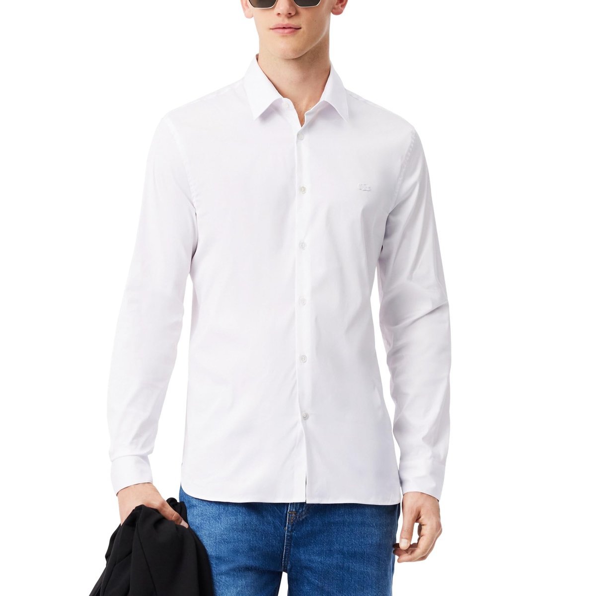 amazon fitted dress shirts Mens Slim Fit Striped Dress Shirts Long Sleeve Button Down Casual Business Work Shirt Formal Tuxedo Wedding Shirts