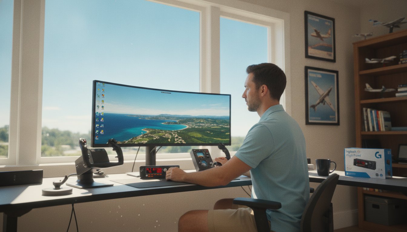 Logitech Flight Multi Panel Is $20 Off for Flight Sim Fans