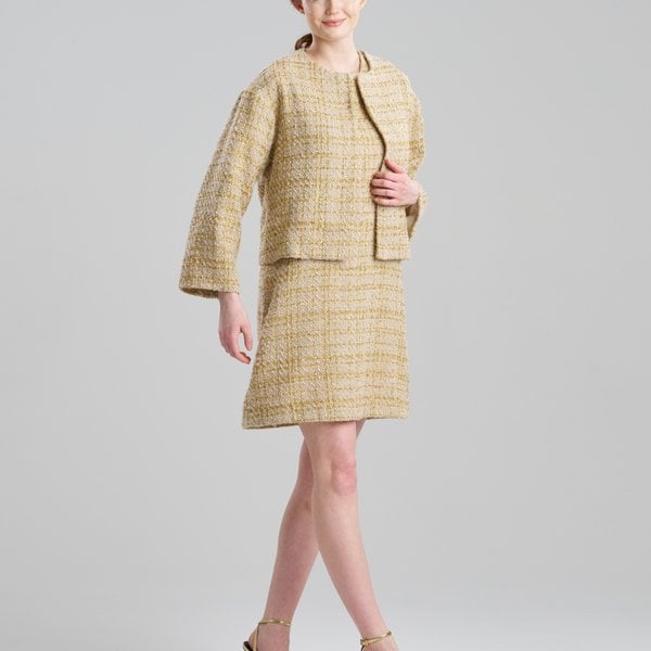 white dress blazer Top Tier Blazer Dress