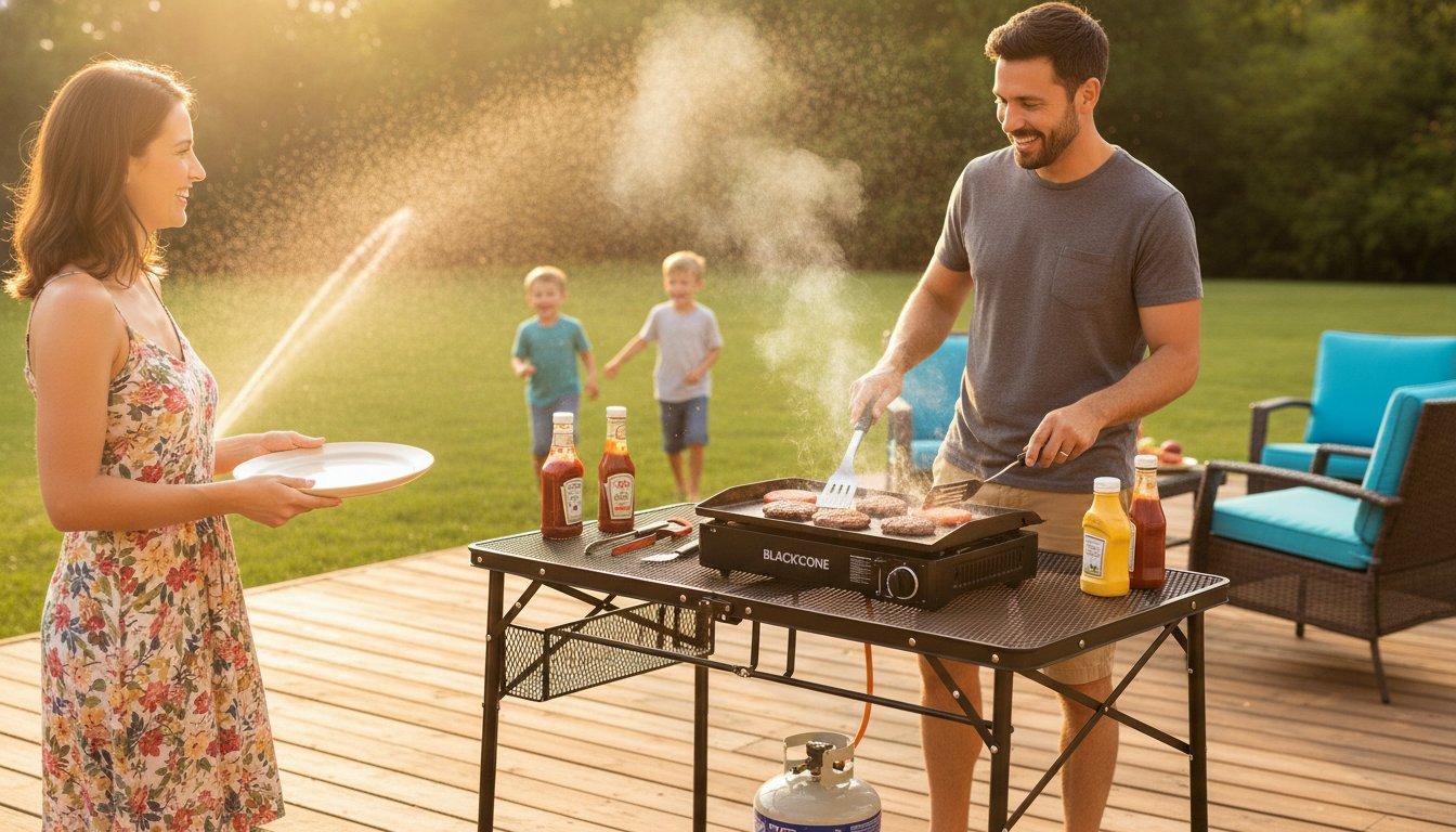 OHHANI Folding Grill Table 49% Off at Walmart—$42.29