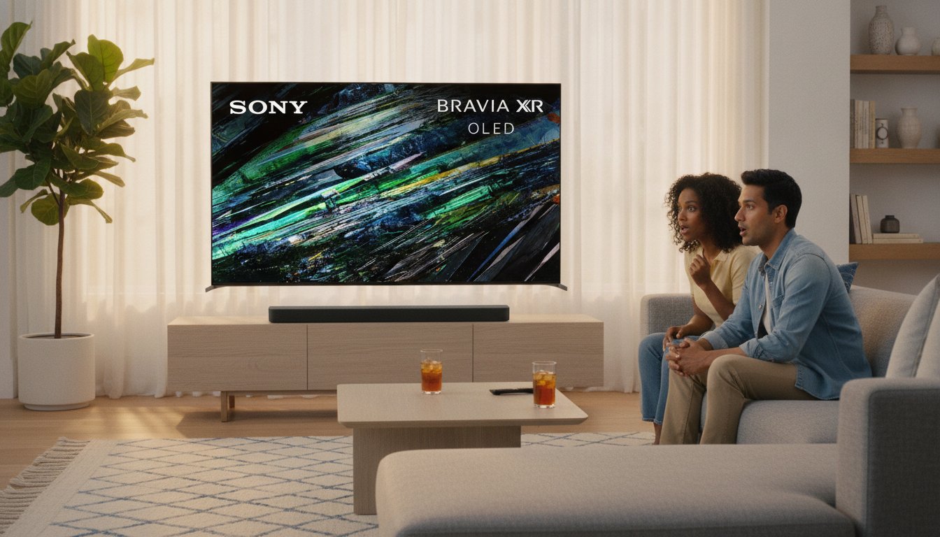 Sony 77-Inch QD-OLED A95L TV Deal: $300 Off on Amazon