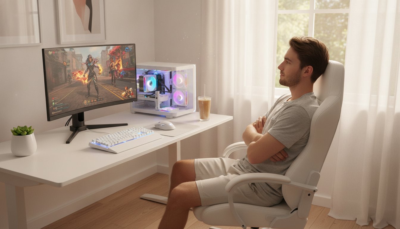 $1,448 White Gaming PC: i9-13900HX & RTX 5060 Deal Review