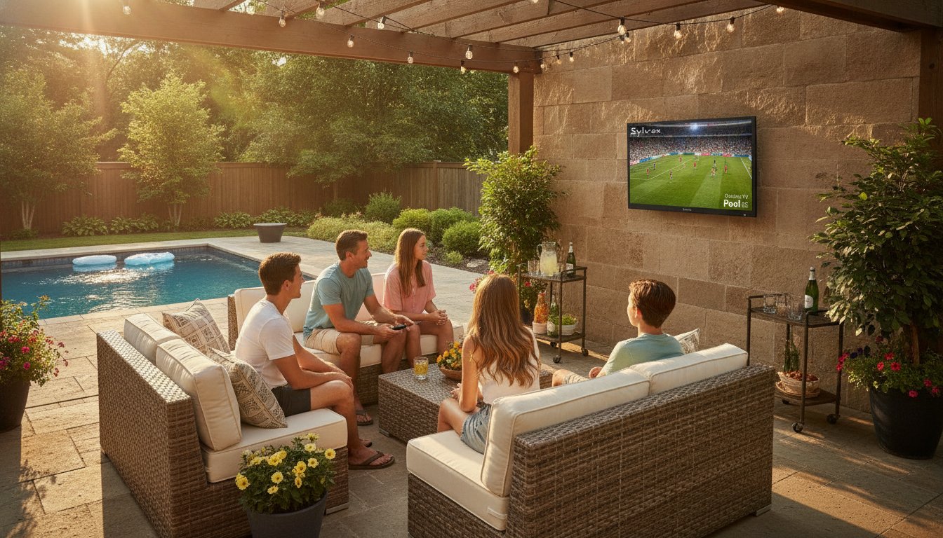 $999 Outdoor TV Beats Sun Glare and Weather (Save $300)