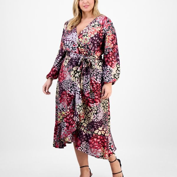 Tahari Faux-Wrap Dress Just $26 at Macy's (Reg. $139) Tahari Faux-Wrap Dress Just $26 at Macy's (Reg. $139)