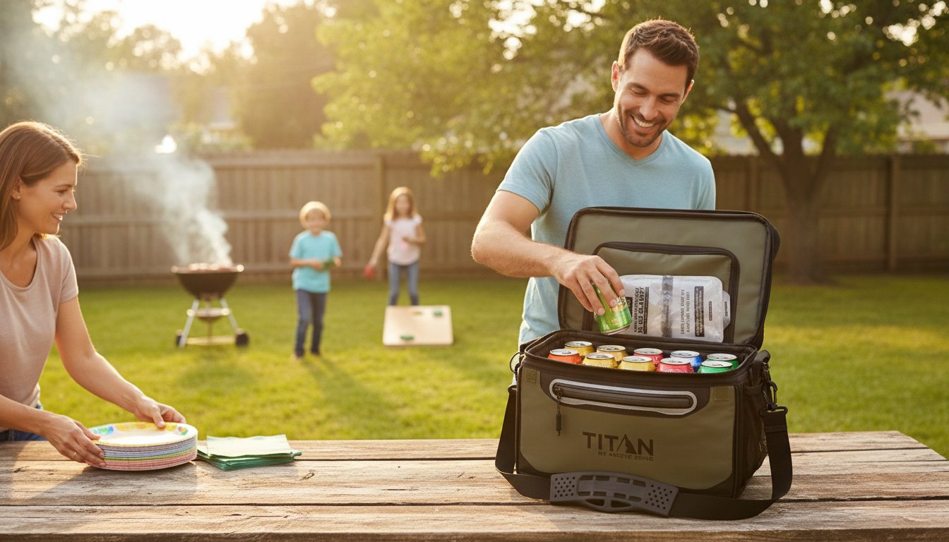 やってぃーコラントッテ Titan 38-Can Soft Cooler With Ice Blanket Just $20 at Walmart