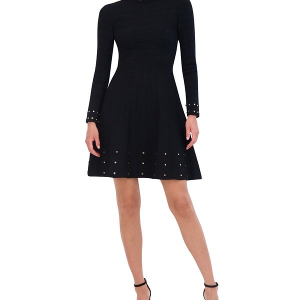 high neck long sleeve mini dress FLORAL LACE LONG SLEEVE MINI DRESS IN IVORY | CULT MIA