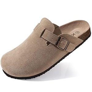 ◆KOMOREBI MUSEUM◆ Unisex Handmade Suede Clog Sandals Beige MUSINSA | KOMOREBI MUSEUM Unisex Handmade Suede Clog Sandals