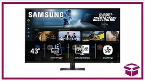 Snag This 43-inch Samsung Smart Monitor For Its Lowest Price Yet