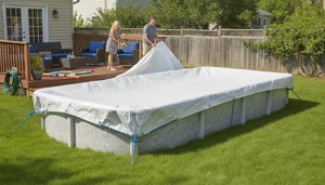 maico tarp white NEOWA-AP 定価99000 This $40 Heavy-Duty Tarp Handles Pools, Roofs & Painting