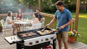 Royal Gourmet 4-Burner Grill-Griddle Combo $60 Off at Target